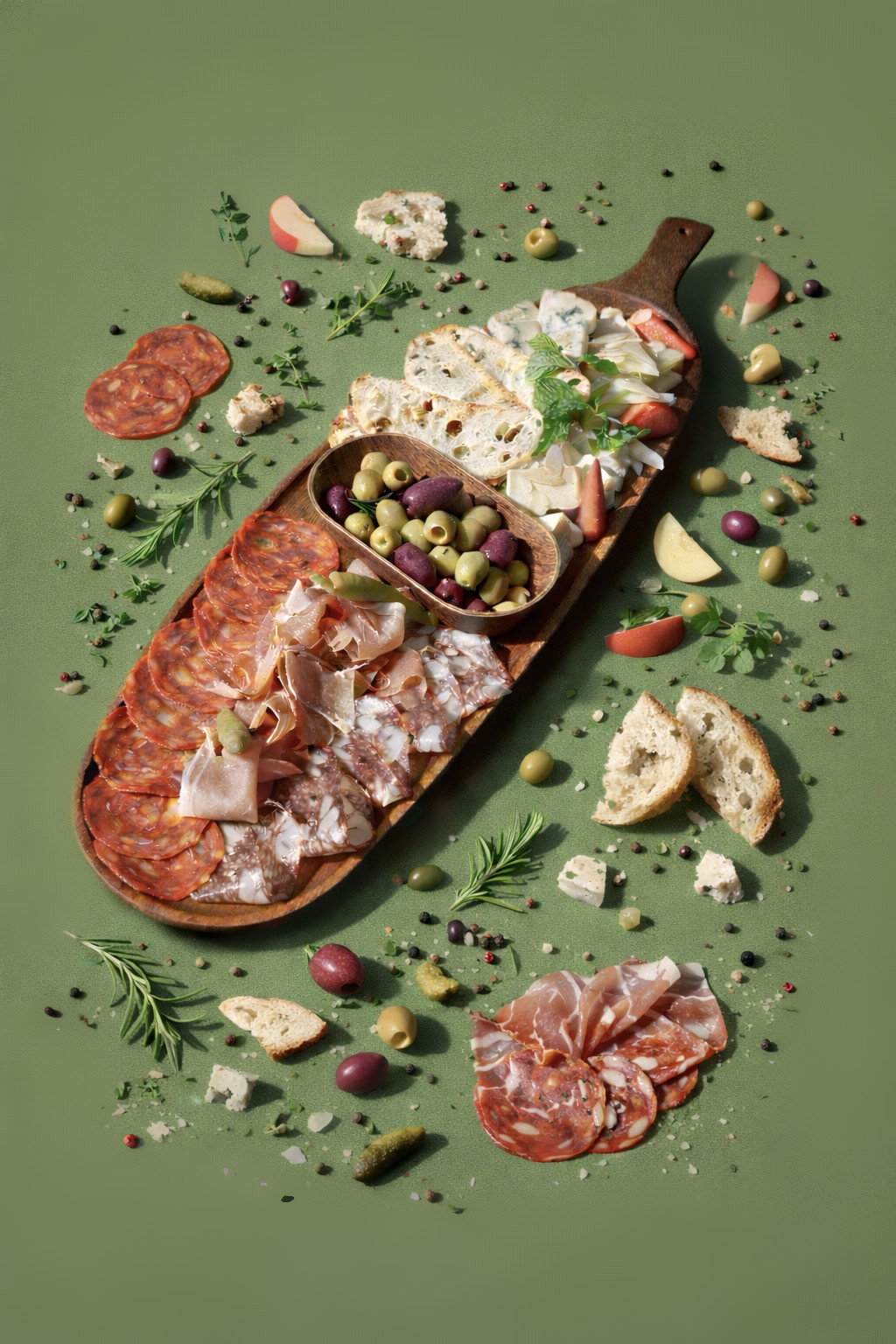 La Familia assorted platter with meats, cheeses and olives Tenerife