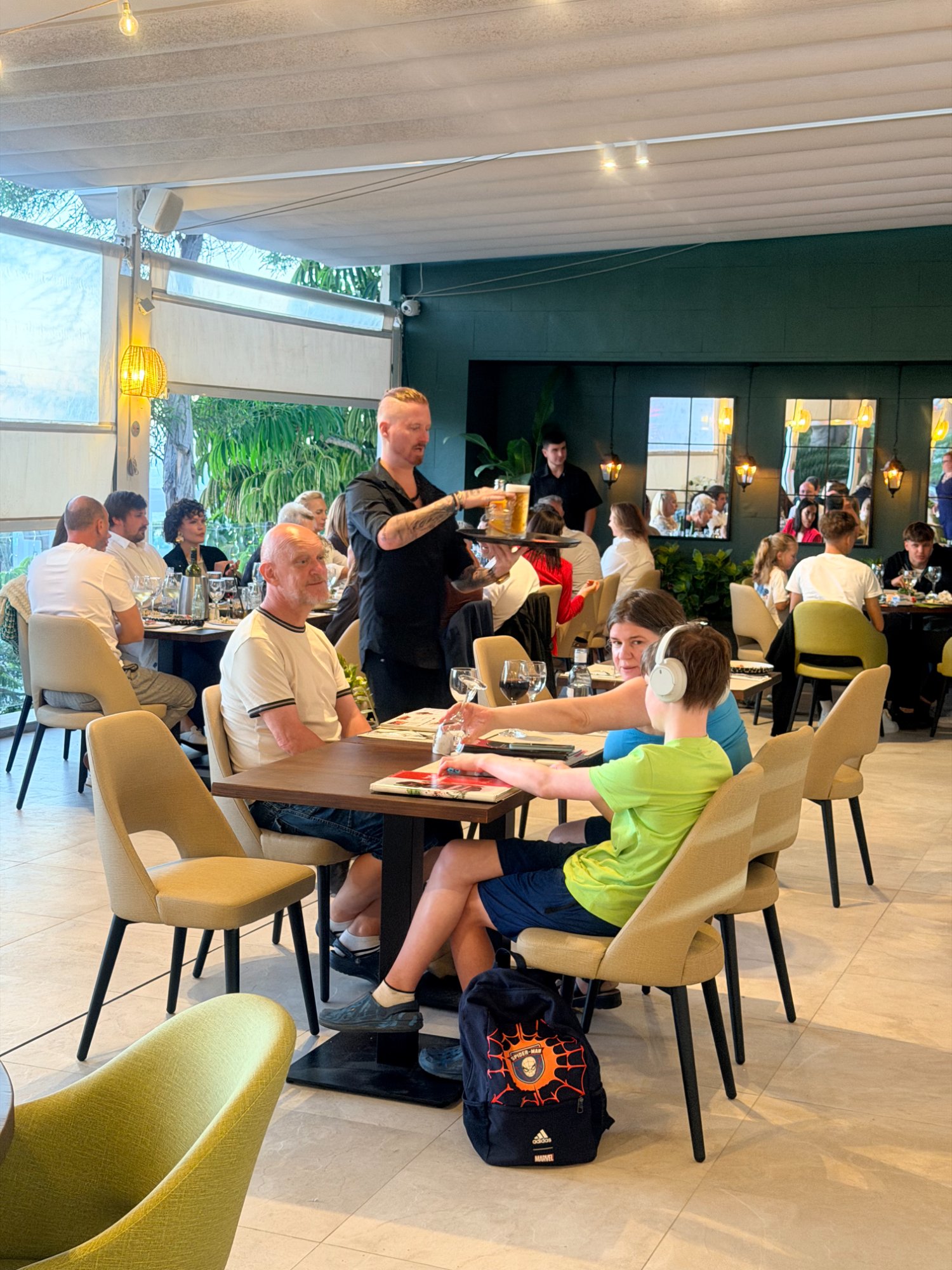 La Familia restaurant terrace view