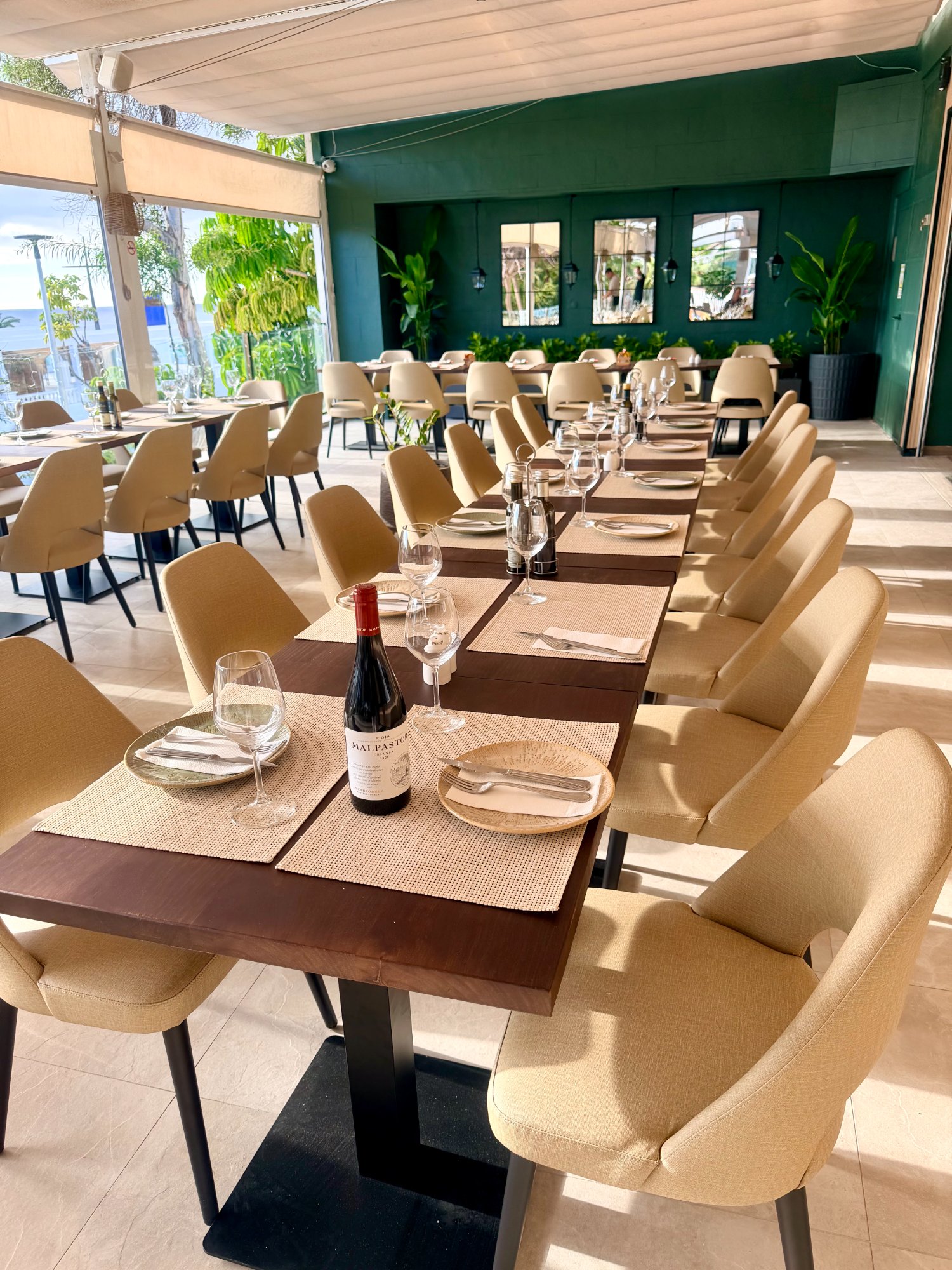 La Familia dining room Costa Adeje