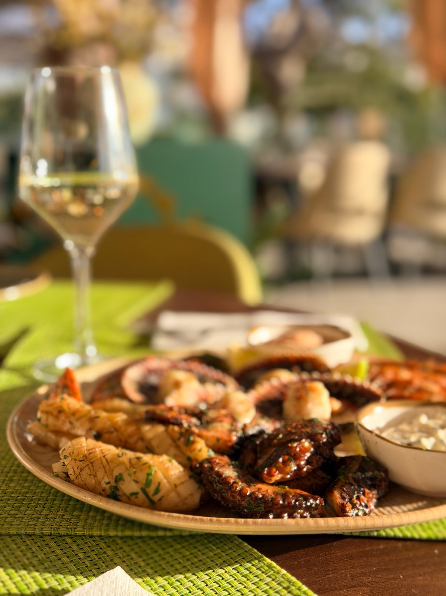 Seafood platter at La Familia Costa Adeje